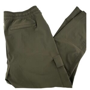 The North Face Cargo Pants Olive Green Elastic Waist‎ Never stop exploring XL